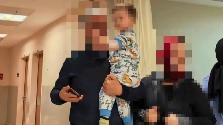 İnegöl'de 2 yaşındaki çocuk su zannederek tiner içti