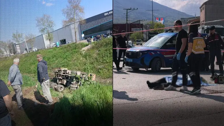 İnegöl'de kurtulmaya çalışırken canından oldu