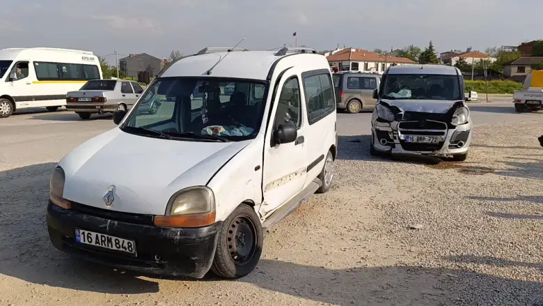 İnegöl'de korkutan kaza!