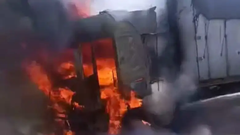 İnegöl yolunda korku dolu anlar!