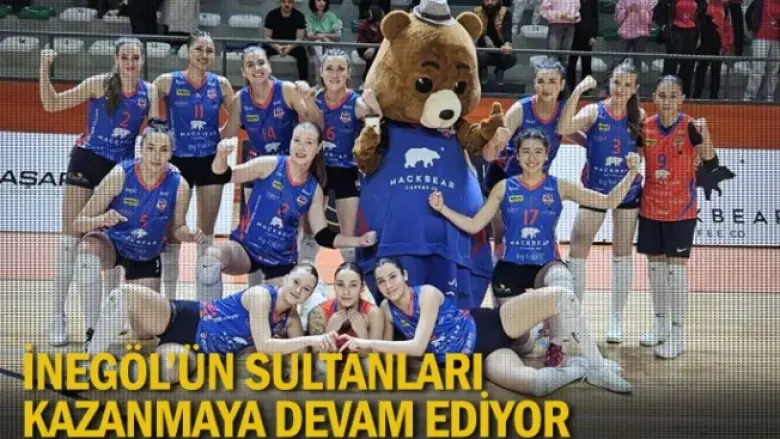 İnegöl'ün Sultanları kazanmaya devam ediyor