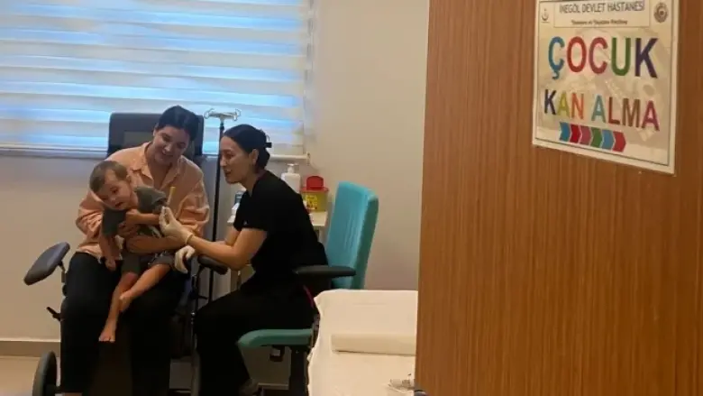 İnegöl Devlet Hastanesinde çocuklara özel hizmet 
