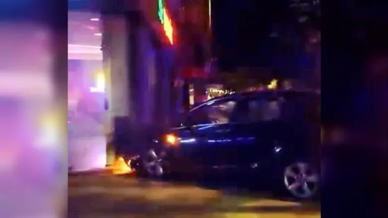 Gece yarısı korkutan kaza!