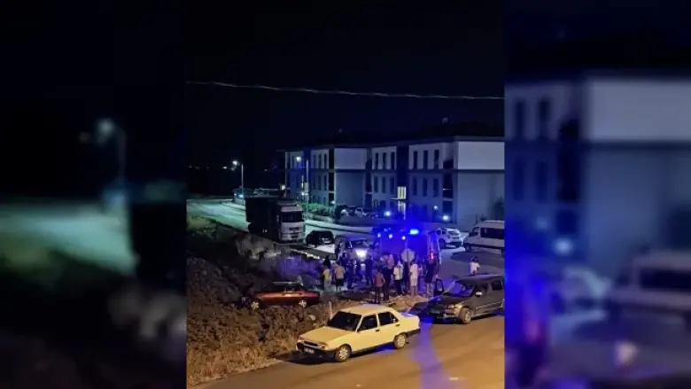 Kontrolden çıkan otomobil tarlaya uçtu