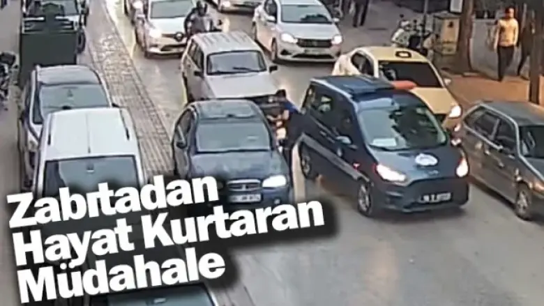 Zabıtadan Hayat Kurtaran Müdahale