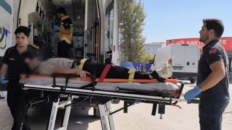 İnegöl'de korkutan kaza