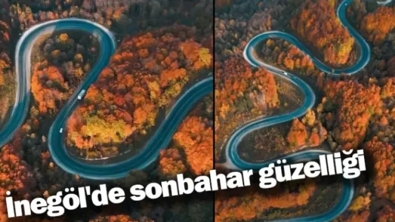 İnegöl'de sonbahar güzelliği