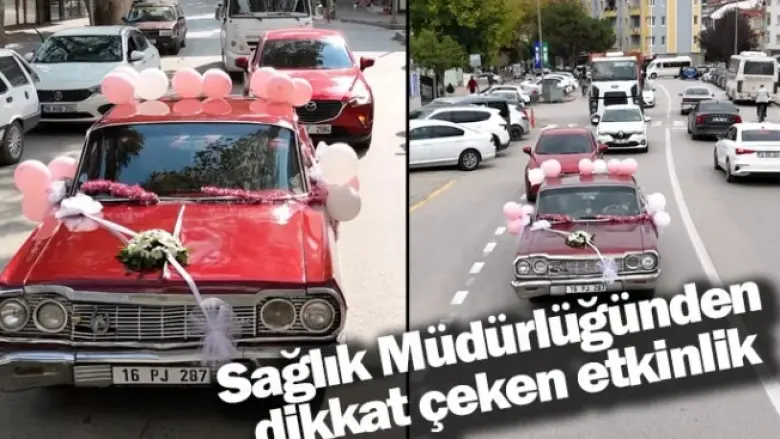 Sağlık Müdürlüğünden dikkat çeken etkinlik