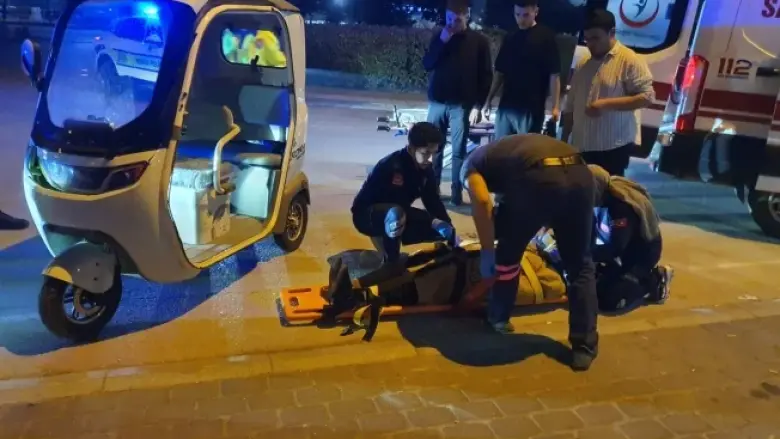 İnegöl'de korkutan kaza