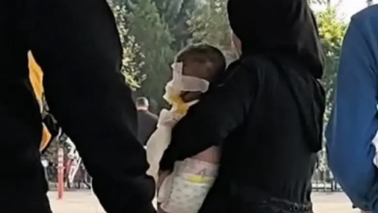 Hayatının şokunu yaşadı! 1,5 yaşındaki çocuk ...