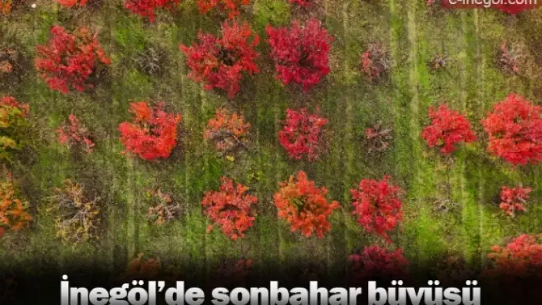 İnegöl'de son bahar büyüsü