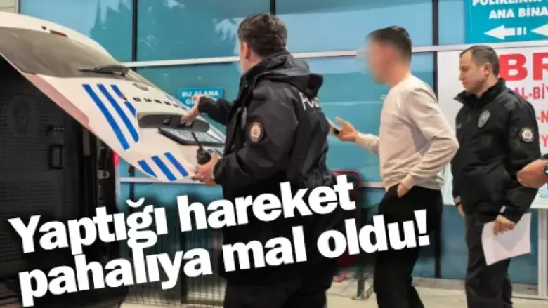 Yaptığı hareket pahalıya mal oldu!
