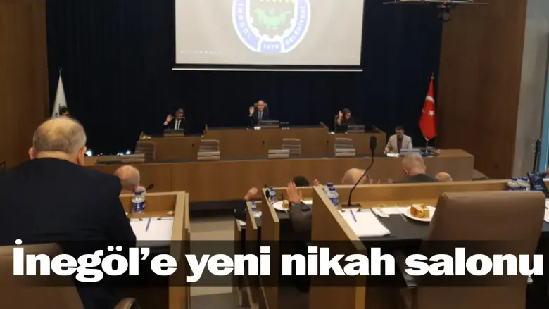 İnegöl'e yeni nikah salonu