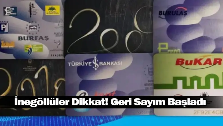 İnegöllüler Dikkat! Geri Sayım Başladı