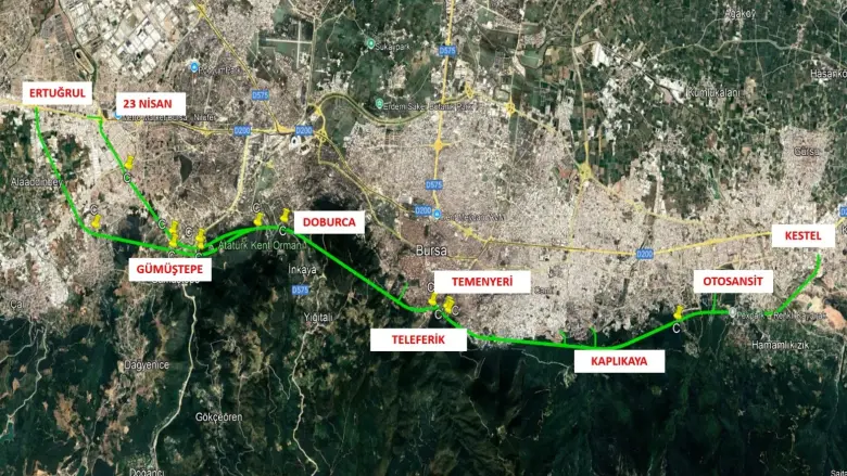 Bursa’nın ulaşım sorununa harita mühendislerinden reçete