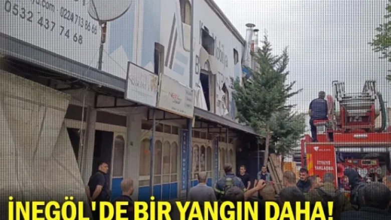 İnegöl'de bir yangın daha!