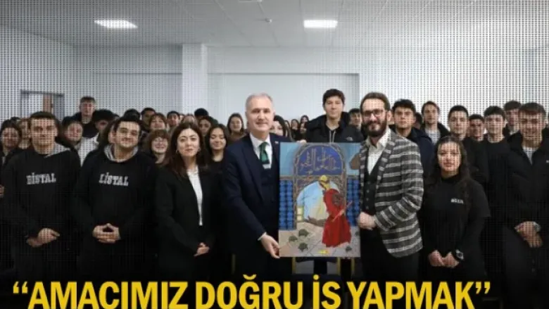 ''Amacımız doğru iş yapmak''