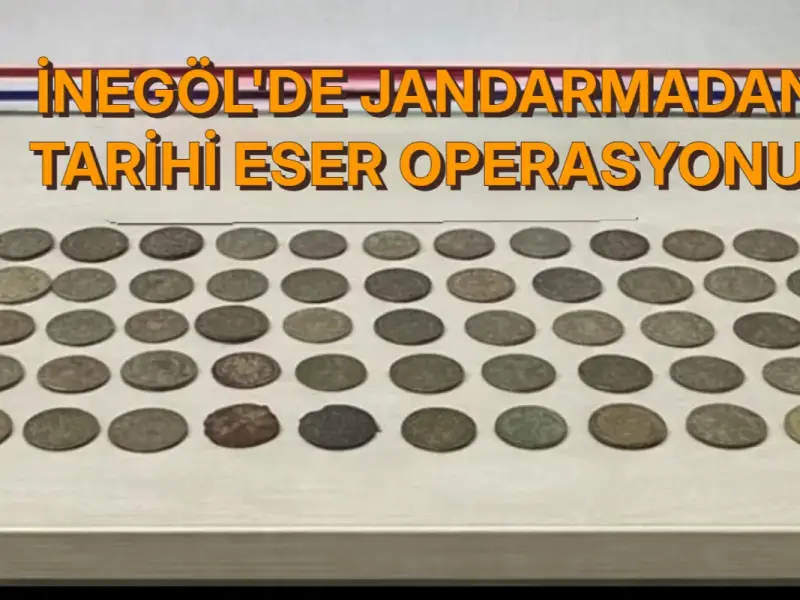 İnegöl'de Jandarmadan tarihi eser operasyonu