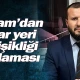 Bayram'dan pazar yeri değişikliği açıklaması