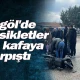 İnegöl'de motosikletler kafa kafaya çarpıştı