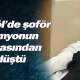 İnegöl'de şoför kamyonun kasasından düştü
