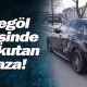 İnegöl girişinde korkutan kaza!