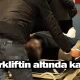 Forkliftin altında kaldı!