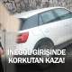 İnegöl girişinde korkutan kaza!