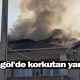 İnegöl'de korkutan yangın