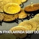 Altın fiyatlarında sert düşüş!