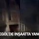 İnegöl'de inşaatta yangın