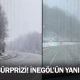 Kar sürprizi! İnegöl yanı başı...