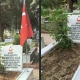 Şehit Polisin Kabrinden Bayrak ve Direk Çalındı