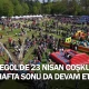 İnegöl'de 23 Nisan coşkusu hafta sonu da devam etti