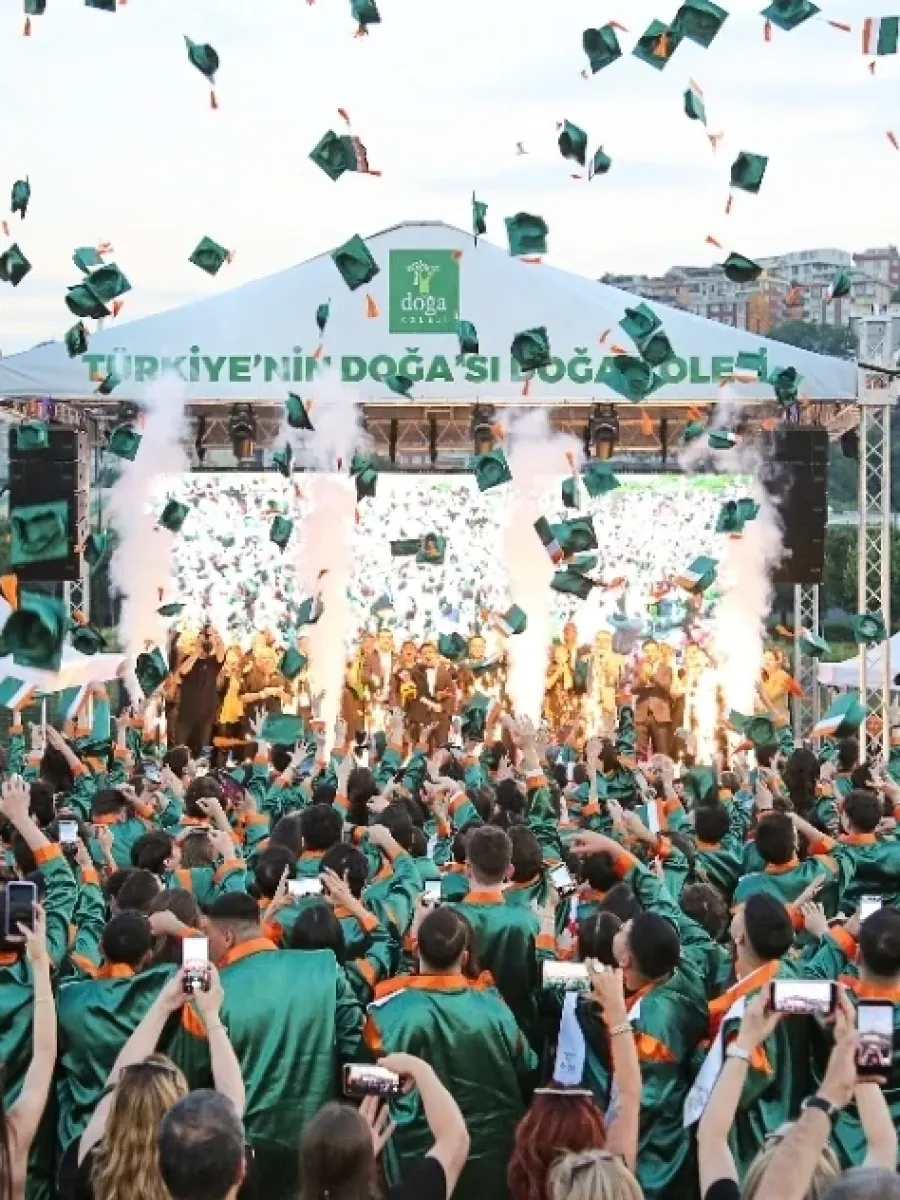 Doğa Kolejinde Mezuniyet Gururu