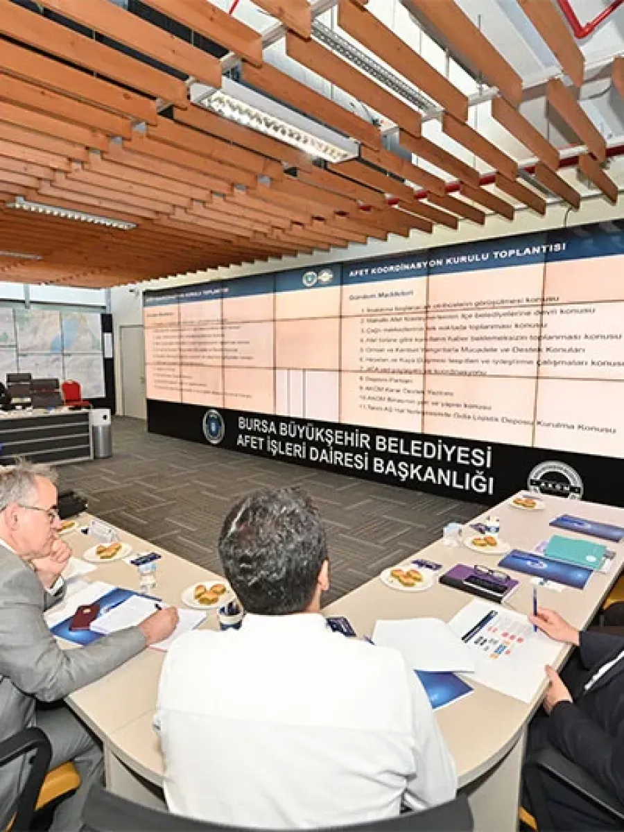Bursa’nın afet planı AKOM’da masaya yatırıldı