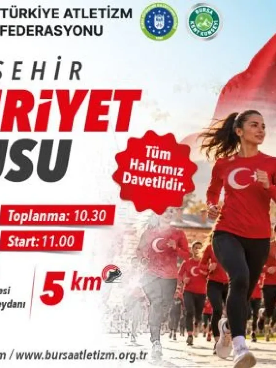 Cumhuriyet coşkusu Büyükşehir koşusuyla yaşanacak