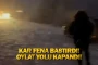 Kar fena bastırdı! Oylat yolu kapandı!