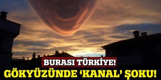 Aydın'da şaşırtan gökyüzü görüntüsü