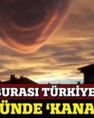 Aydın'da şaşırtan gökyüzü görüntüsü
