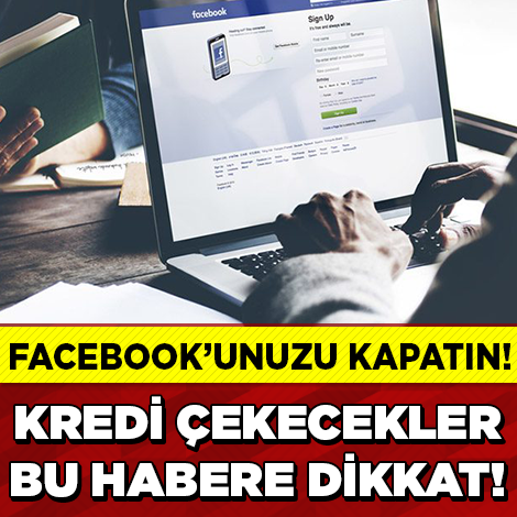 Bankadan Kredi Çekecekler Facebook'a Dikkat!