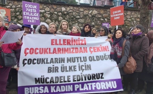 Bursa kadın platformu cinsel istismara karşı toplandı