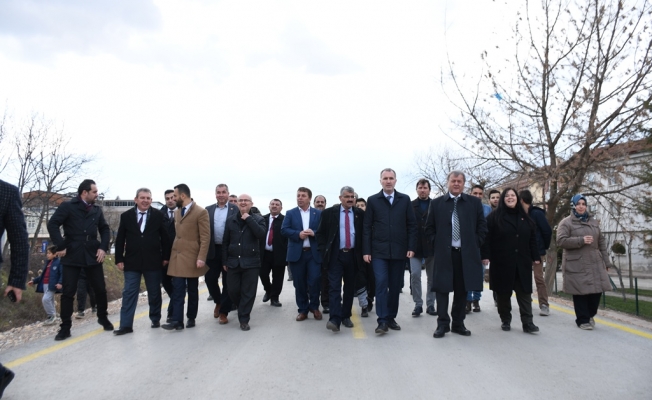 Bursa’nın İlk Beton Yolu Törenle Açıldı