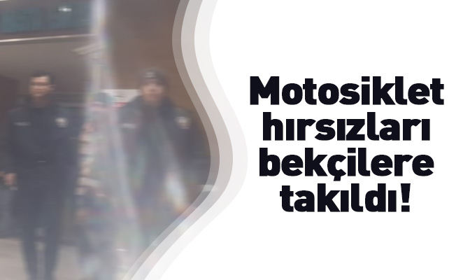 İnegöl'de motosiklet hırsızları mahalle bekçilerine takıldı