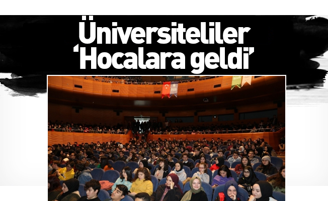 Üniversiteliler ‘Hocalara geldi’