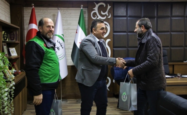 Afrin’de yüreklere dokunan belediye başkanı