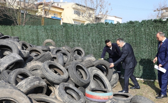 Bursa’da 50 bin atık araç lastiği toplandı