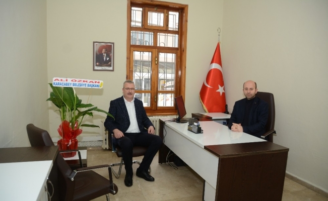Başkan Özkan’dan Sosyal Hizmet Müdürü Kahraman’a ziyaret