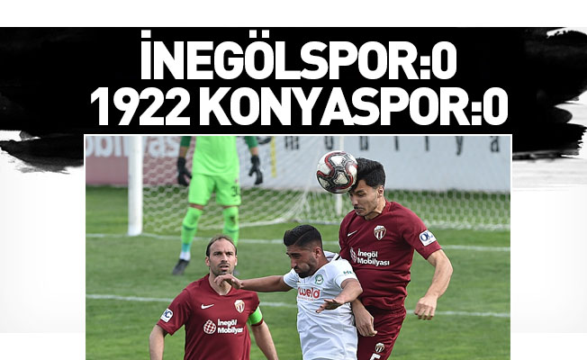 İnegölspor-1922 Konyaspor: 0-0