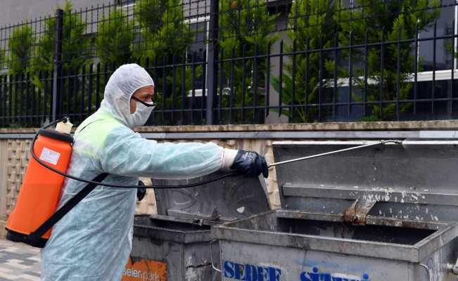 Osmangazi’de 200 bin çöp konteyneri ilaçlanıyor